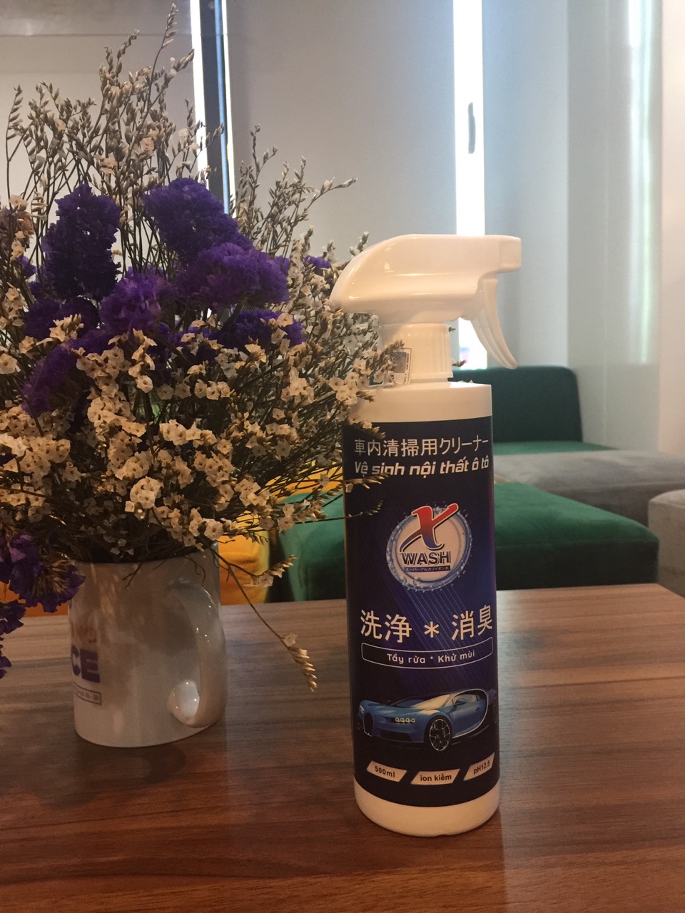 [CHÍNH HÃNG] XWash - Nước tẩy rửa, khử mùi nội thất ô tô KHÔNG HÓA CHẤT