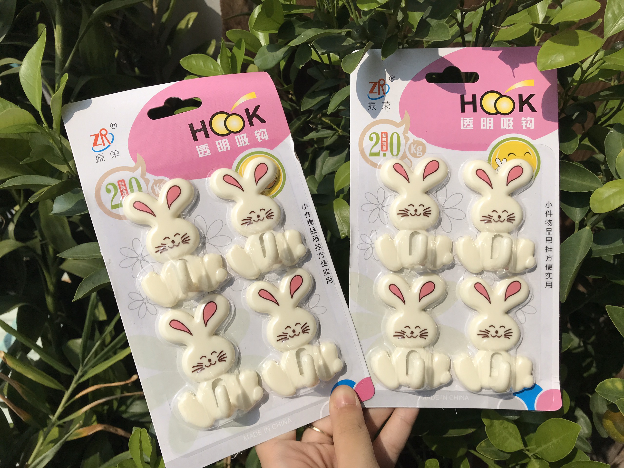 Bộ 4 móc treo dán tường tải trọng 2kg