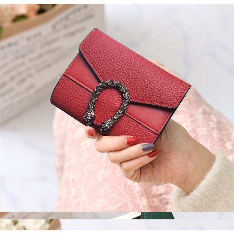 Ví ngắn cầm tay đầu rồng VMN09