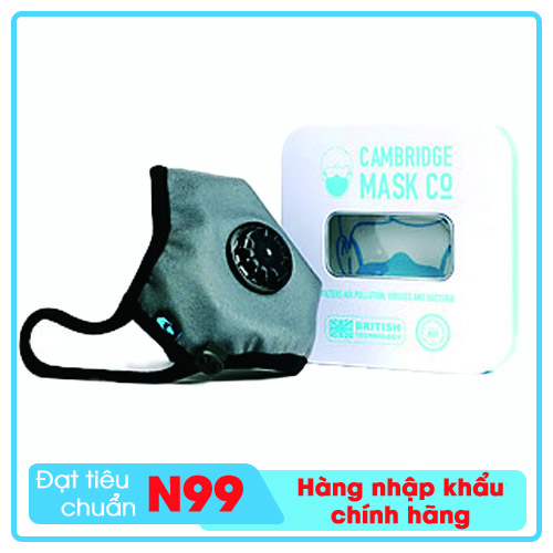 Khẩu trang Cambridge Mask Pro tiêu chuẩn N99 - Nhập khẩu chính hãng