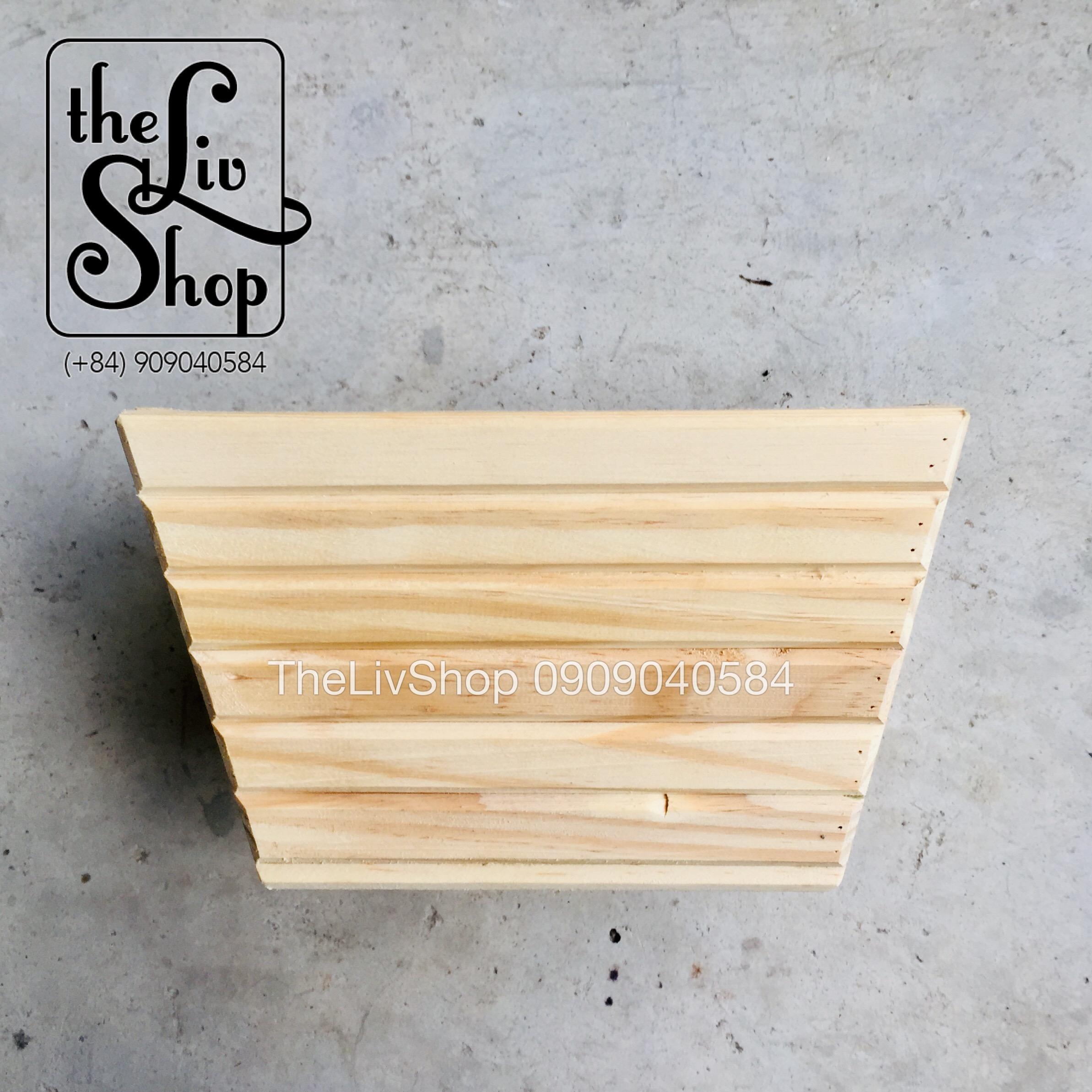 Chậu Cây Bằng Gỗ Thông 3 Sizes