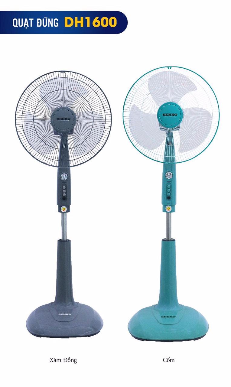 [HCM]Quạt đứng có hẹn giờ Senko DH873 đổi thành dh1600 (hình dạng không thay đổi)