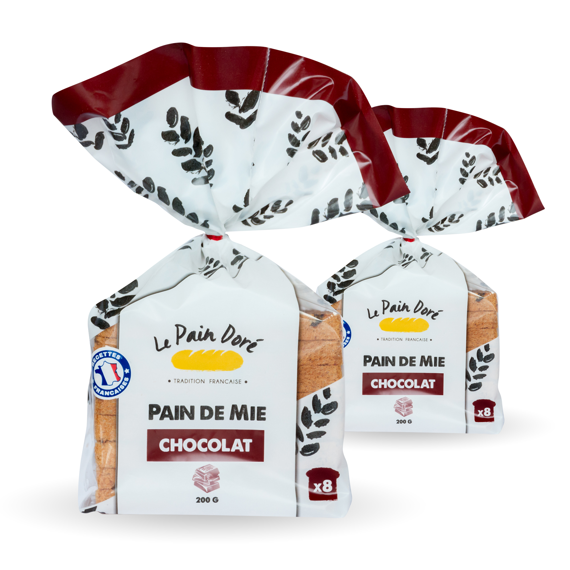 Le Pain Doré Bánh Mì Sandwich Combo 2x8 lát Sô Cô La