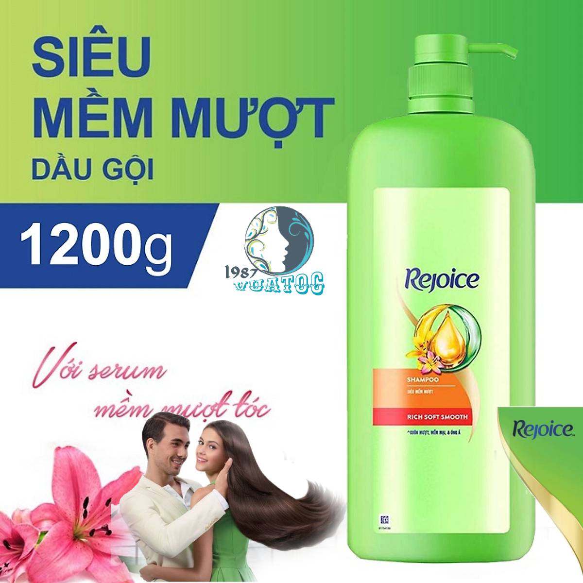 Dầu Gội Rejoice Chai 1200ml Siêu Mềm Mượt