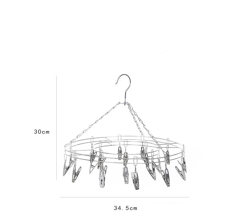 Móc dù treo quần áo trẻ em hình tròn 20 cái kẹp- móc inox treo quần áo trẻ em hàng loại 1- móc treo đồ trẻ sơ sinh