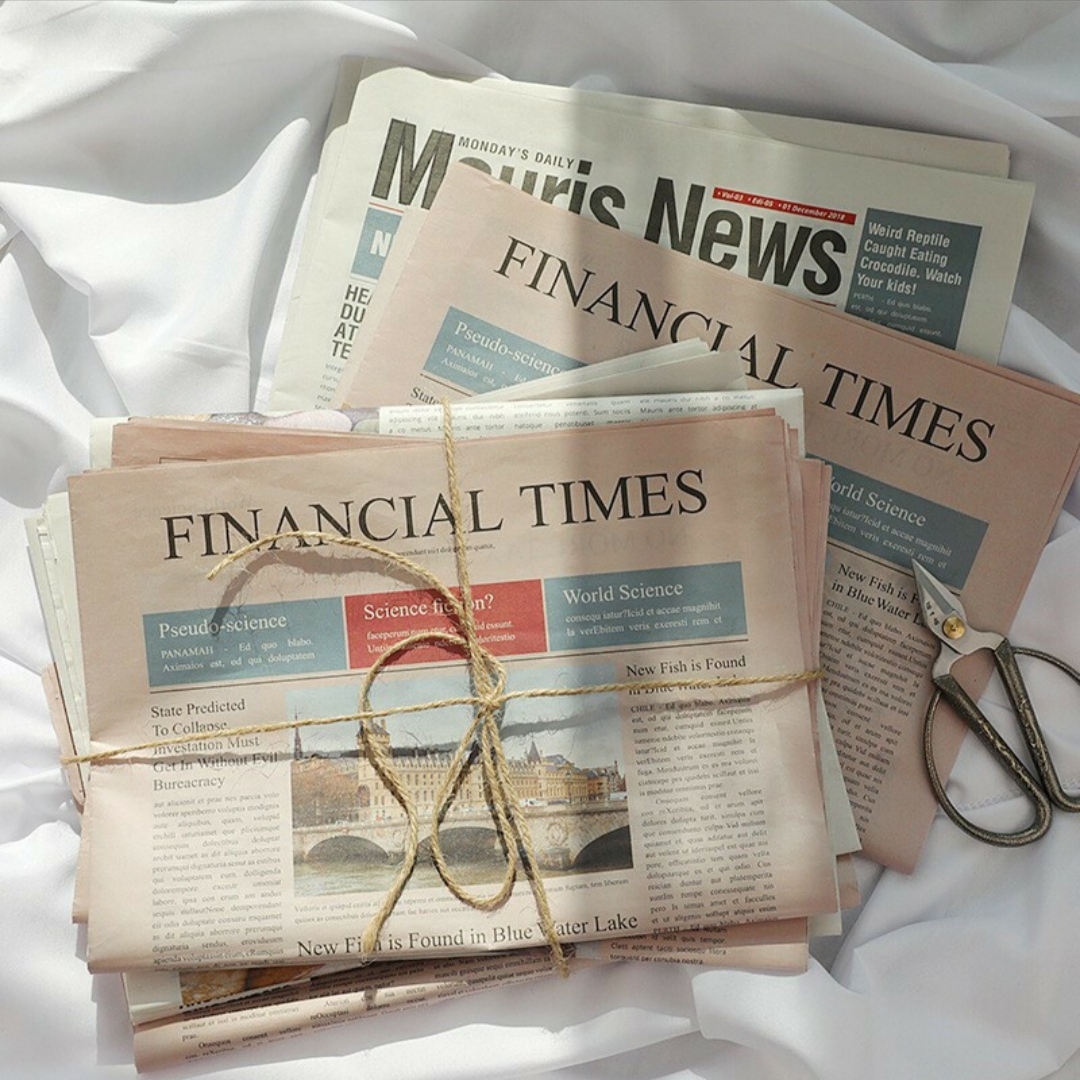 Báo nước ngoài phong cách retro loại đẹp phụ kiện chụp ảnh