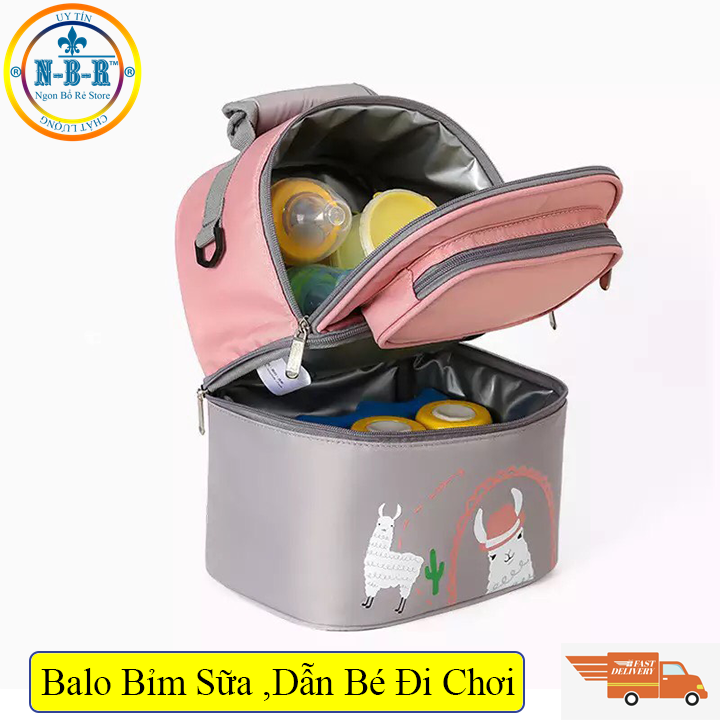 Balo bỉm sữa giữ nhiệt đựng đồ bỉm sữa bề mặt chống thấm nước, cam kết hàng đúng mô tả, chất lượng đảm bảo, an toàn cho người sử dụng
