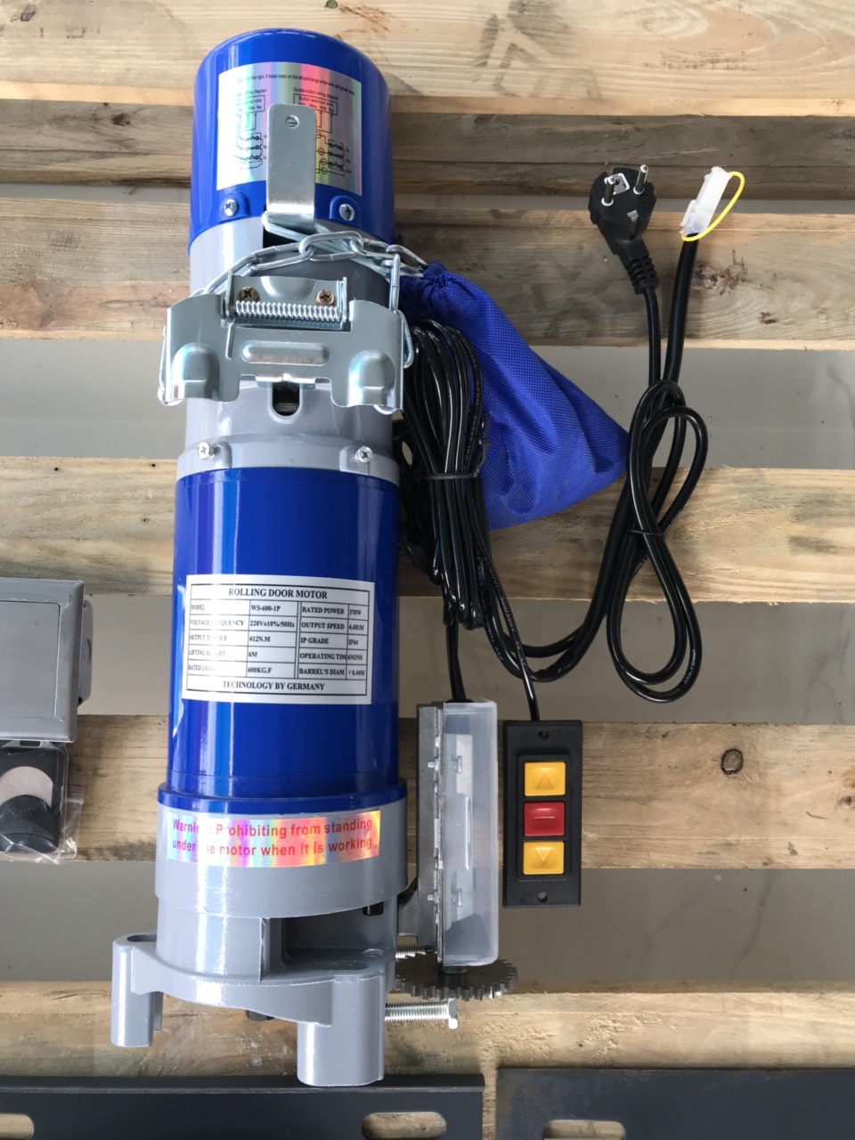 Motor cửa cuốn sức nâng 500kg, 100% dây đồng