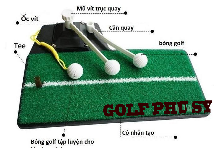 Thảm tập Golf Swing Mat , Thảm Tập golf chip.