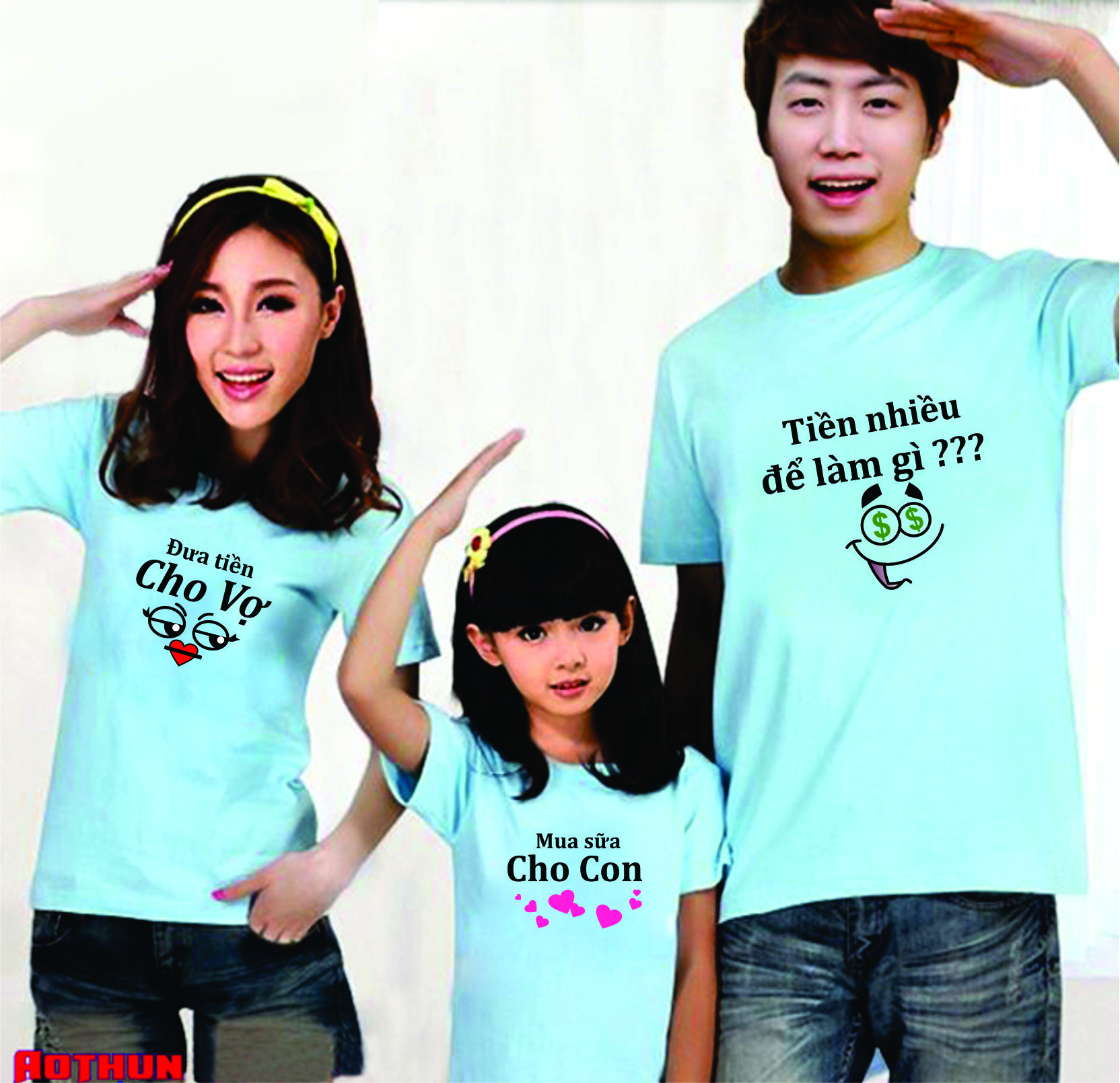 Áo thun gia đình 001