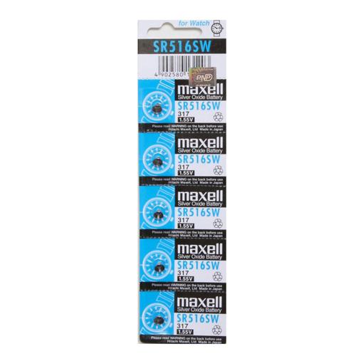 Combo vỉ pin nhật maxell sr516sw 317 vỉ 5 viên