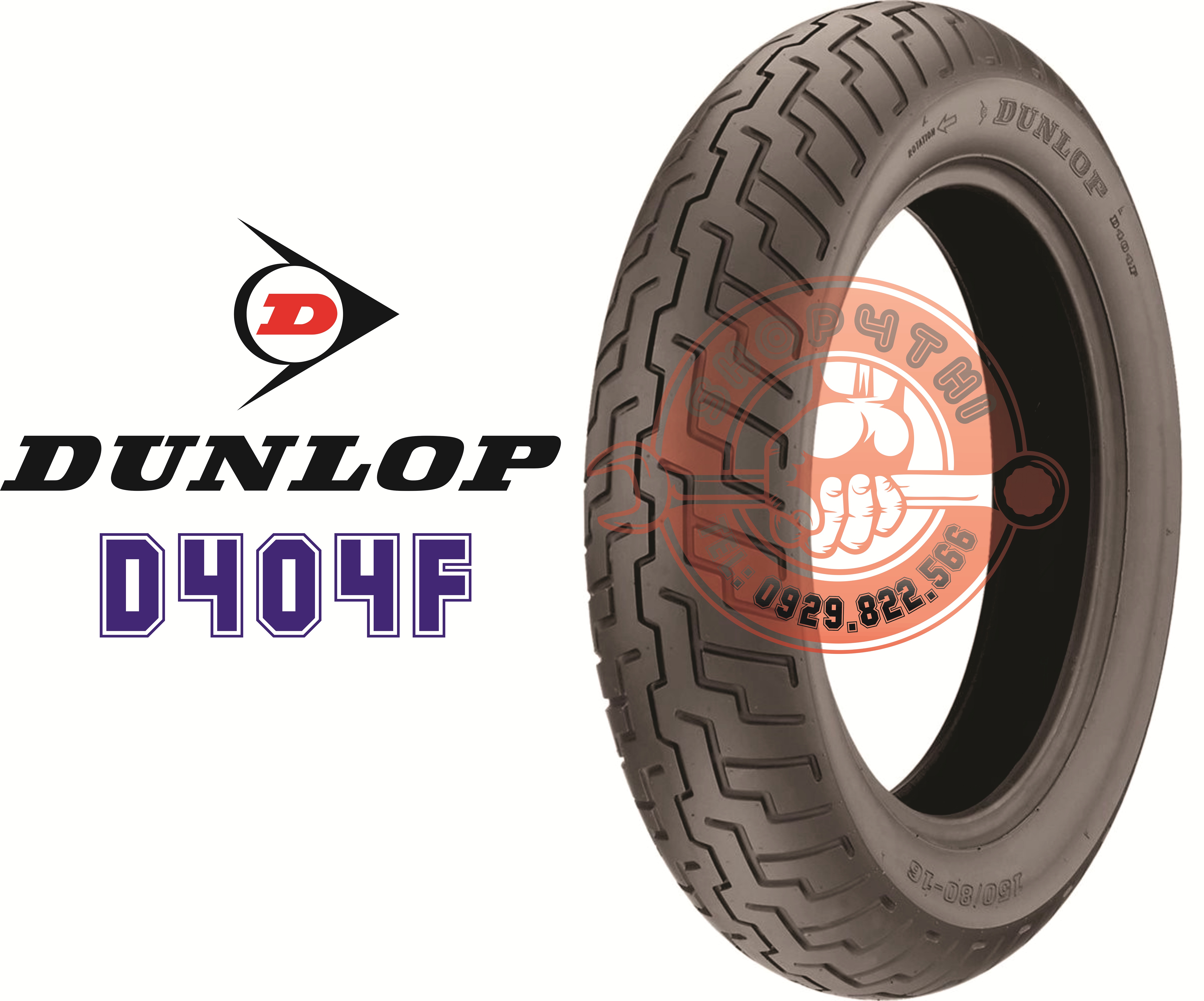 [HCM][SIÊU RẺ] Vỏ Lốp Xe Dunlop 130/90-16 (Không săm)