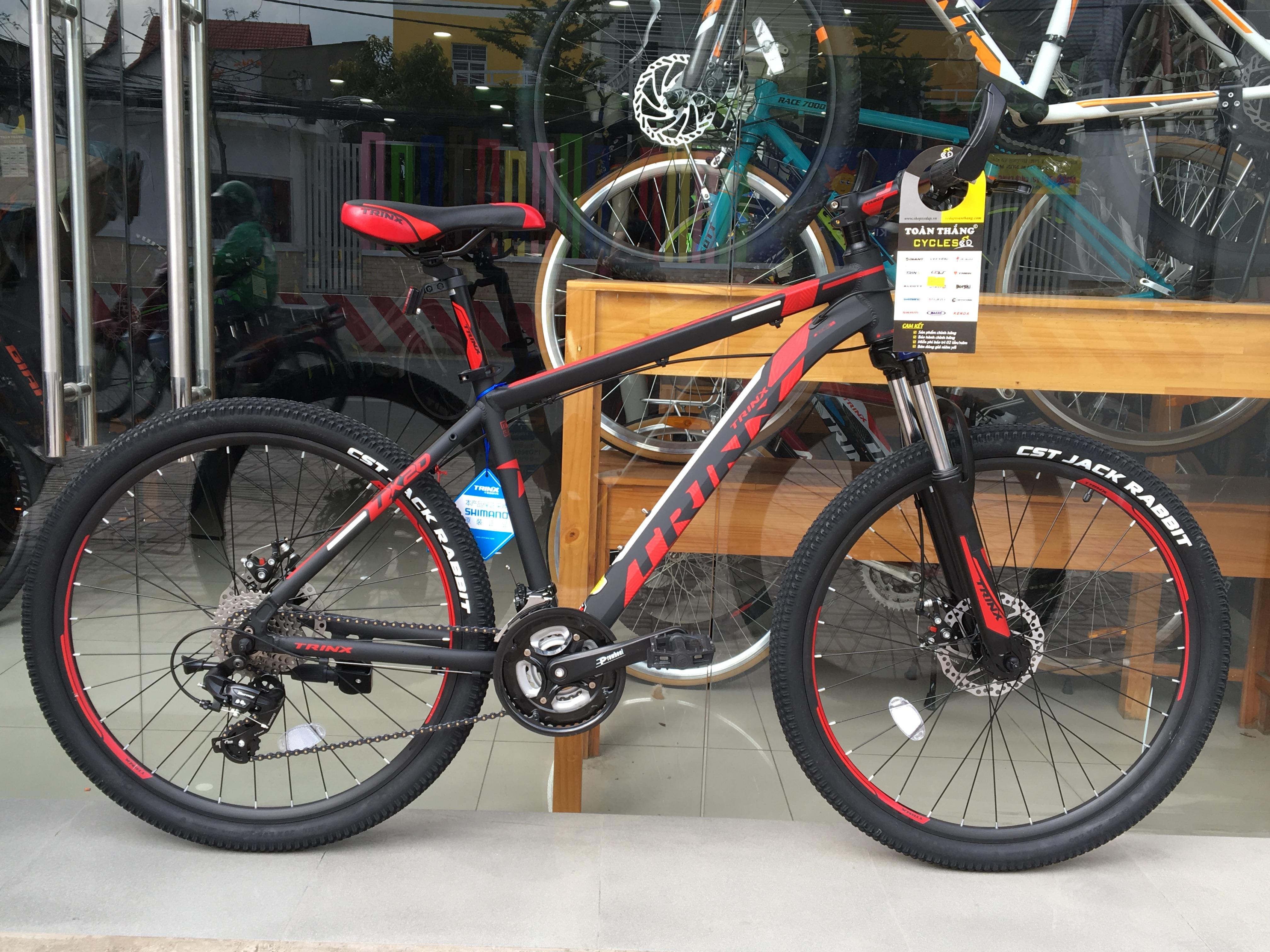 Xe đạp địa hình trinx tx20 2018 black red