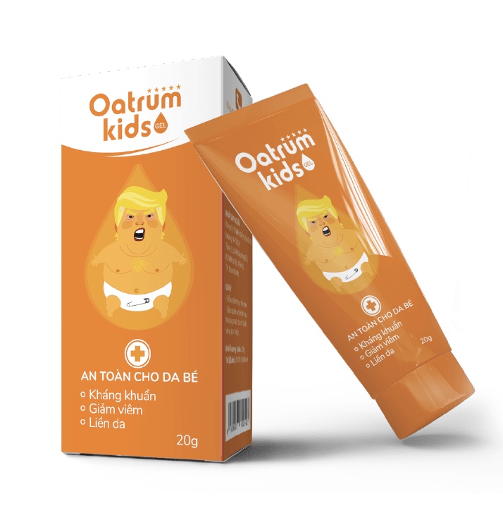 Gel bôi da cho bé Oatrum kids - 20 gram