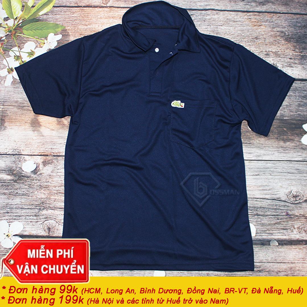 Áo thun nam cổ trụ - màu ngẫu nhiên vn04