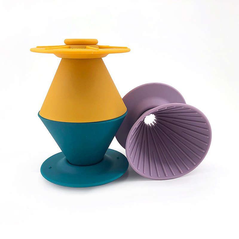 Jellyfish Silicon V60 Coffee Dripper dụng cụ pha cà phê pour over V60