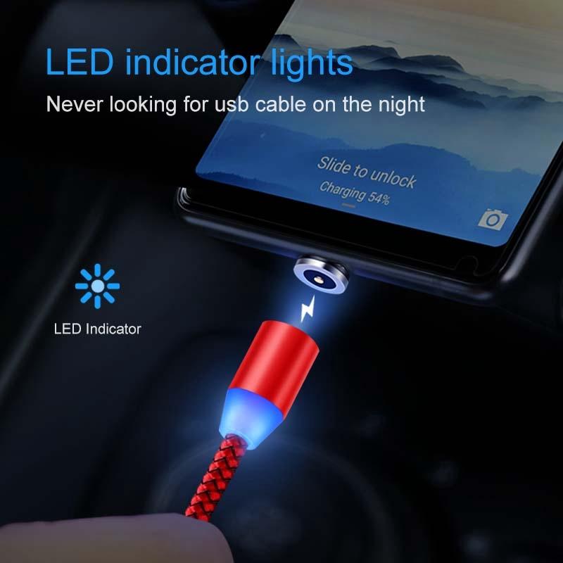 Cáp sạc nam châm 1M IPhone và đầu hít nam châm Linghting cho IPhone