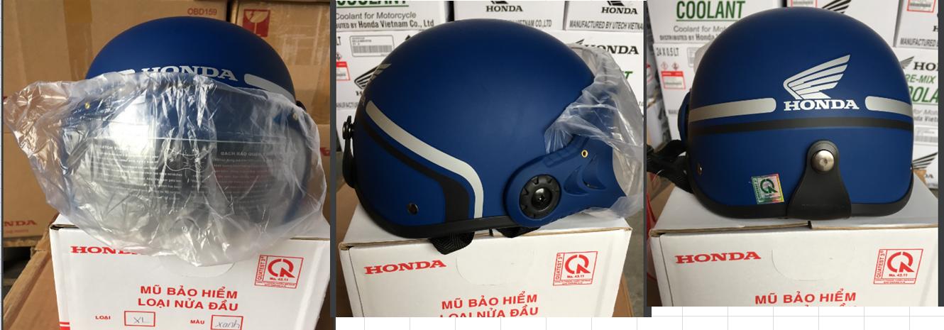 Mũ bảo hiểm HONDA Matt nửa đầu có kinh