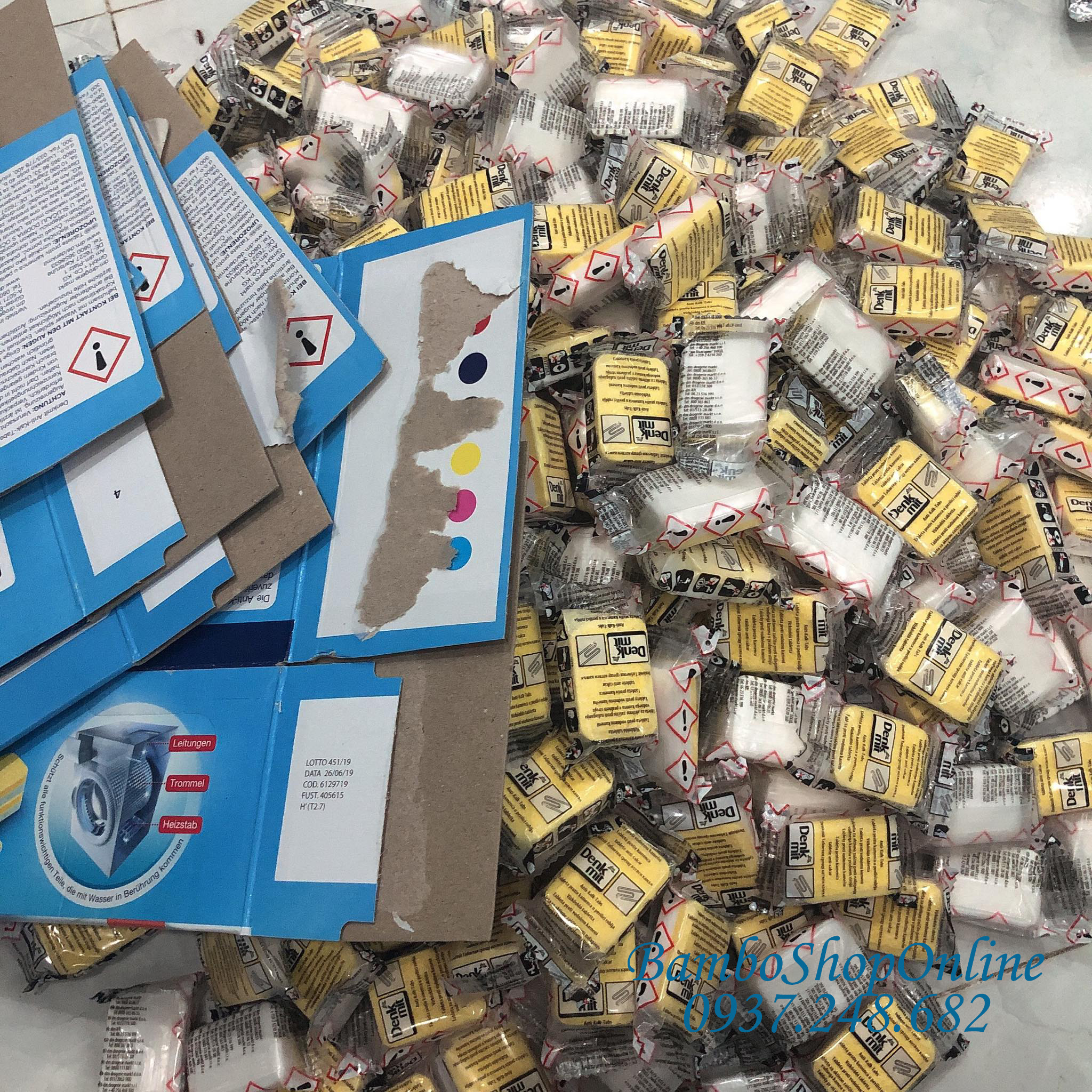 [HCM]Combo 2  Viên vệ sinh lồng máy giặt Denkmit diệt khuẩn tẩy rửa mảng bám lâu ngày trong thành máy giặt - Hàng Đức xách tay