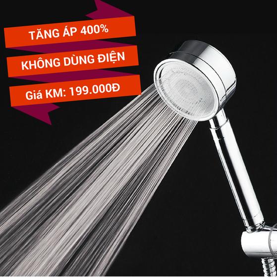 VÒI SEN TĂNG ÁP NHÔM, BÁT SEN NHÔM TĂNG ÁP GẤP 300%-400%