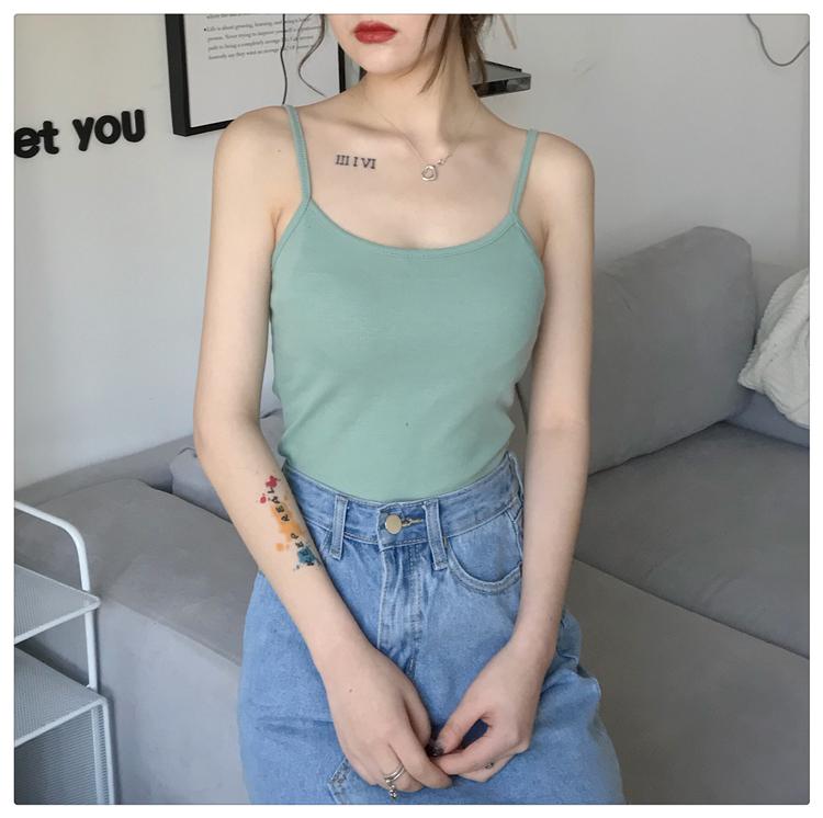 [HCM]áo thun nữ áo hai dây áo hai dây nữ áo hai dây croptop thời trang siêu đẹp