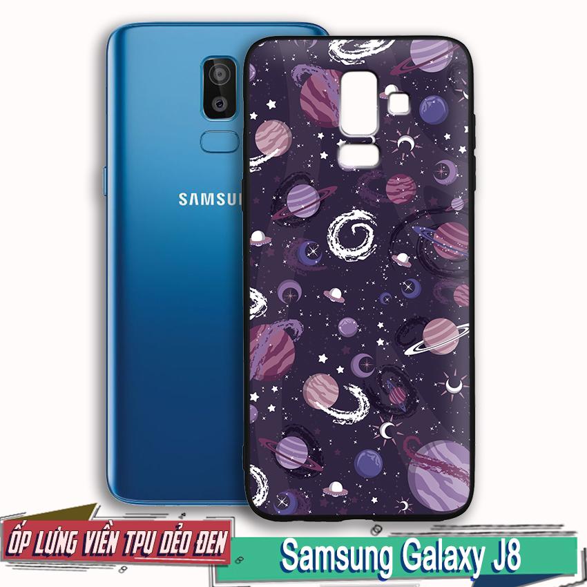 [HCM]Ốp lưng cứng viền dẻo đen cho điện thoại Samsung Galaxy J8 in hình các hành tinh vũ trụ hệ mặt trời giá rẻ chất lượng - 02039