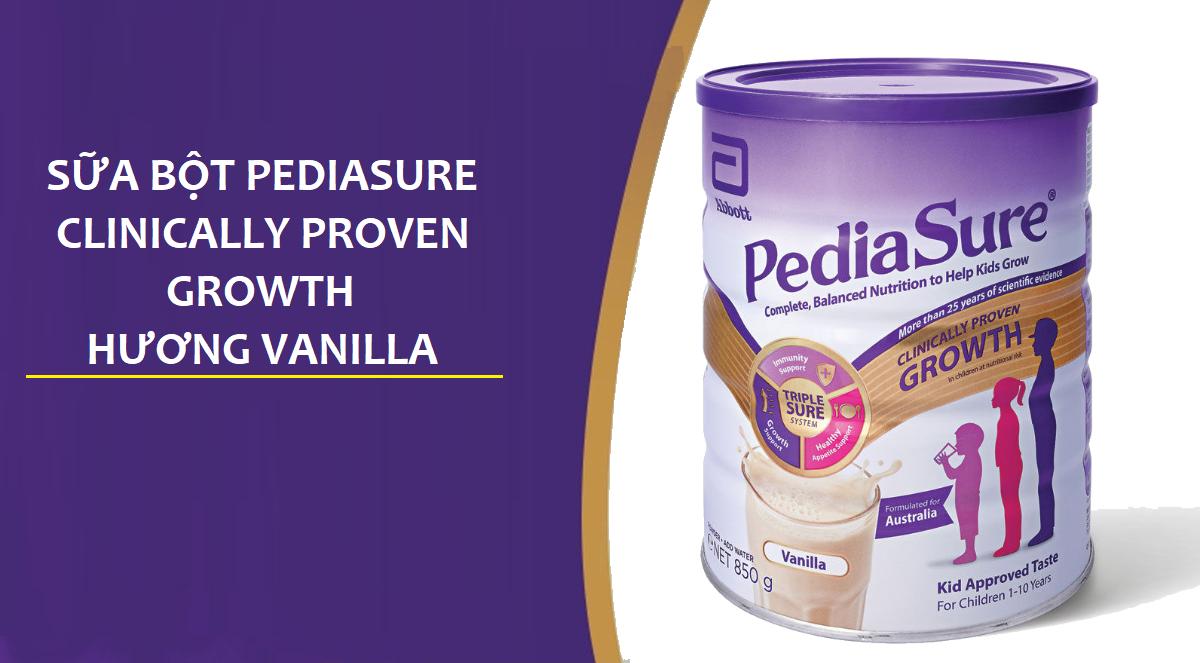 Sữa Pediasure Úc 850g cho trẻ biếng ăn từ 1- 10 tuổi