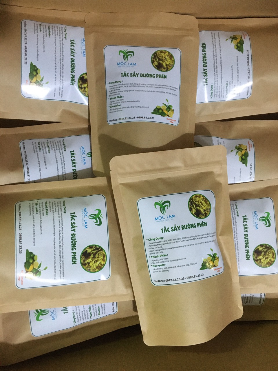 Tắc sấy đường phèn