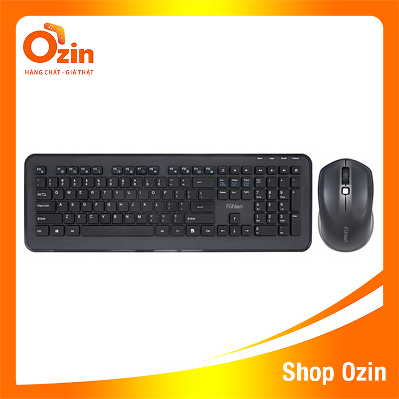 Bộ bàn phím chuột không dây Fuhlen MK880 / A120G Tem Ninza BH 24 tháng
