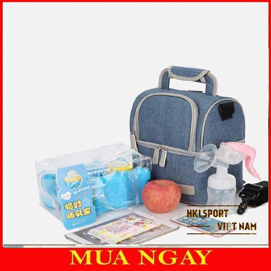 Balo bỉm sữa vcool chống thấm siêu xinh và tiện lợi balo tiện ích balo thông minh balo giữ nhiệt