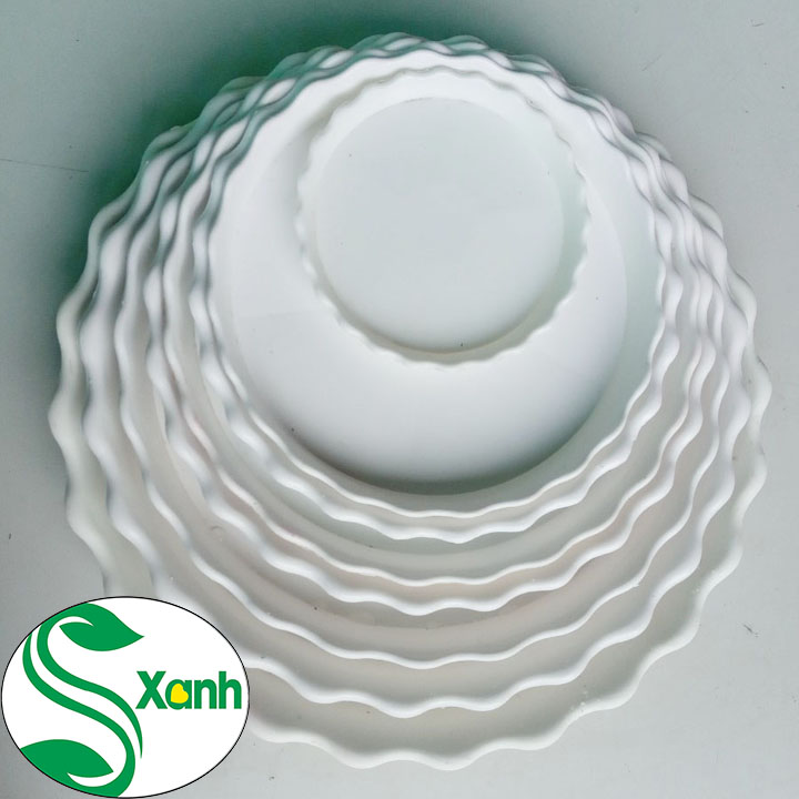 Đĩa nhựa tròn lót chậu đủ kích thước