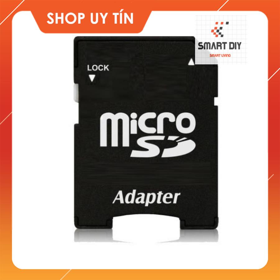 Adapter Thẻ Nhớ microSD (áo thẻ) loại xịn Dùng Cho Máy Ảnh, Laptop