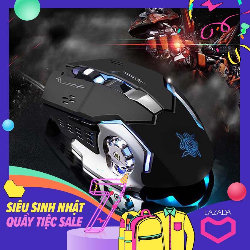 Chuột máy tính và Laptop, Chuot chơi game, Bán chuột gaming WS858, chọn chuột game thủ cao cấp - Chuột chơi game cao cấp