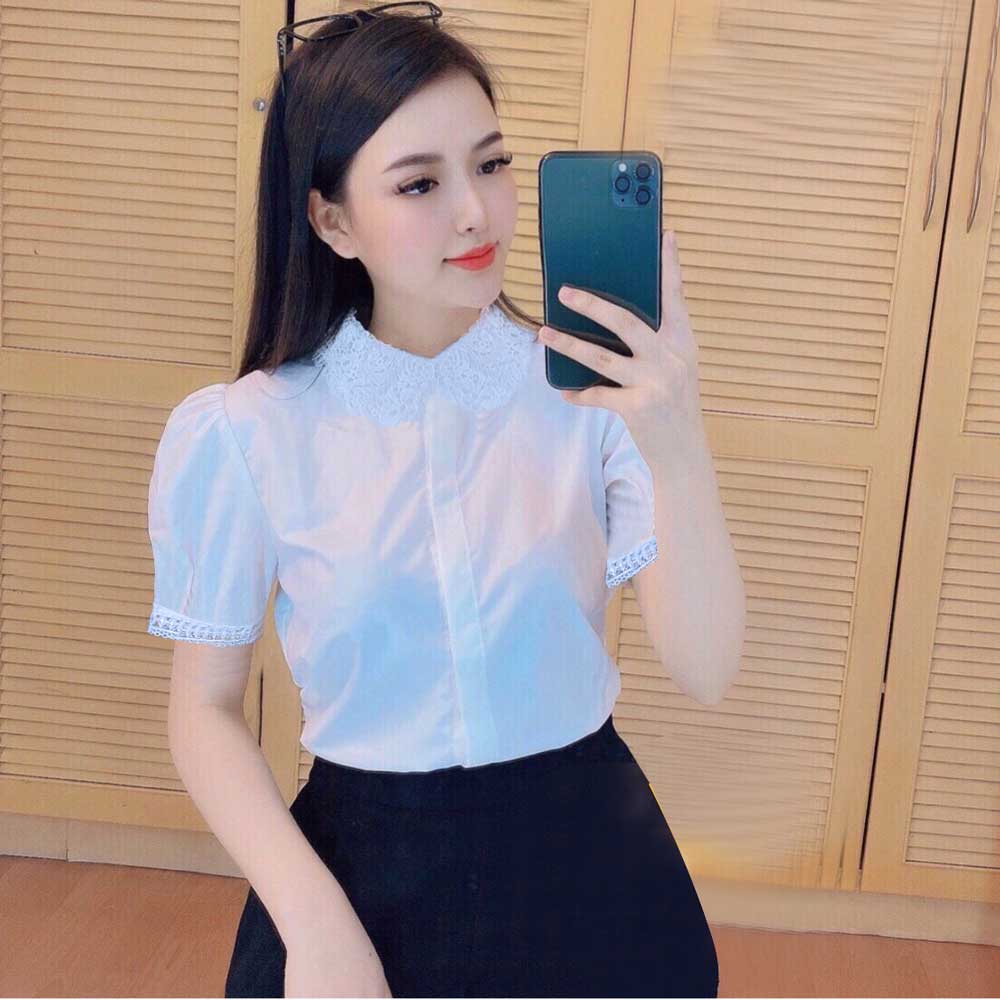 Áo sơ mi nữ cộc tay