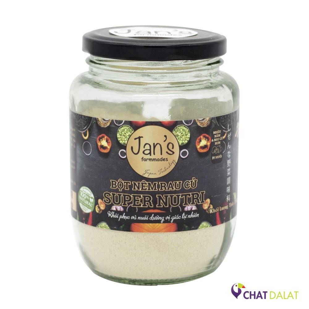 Bột nêm rau củ super nutri - Hũ thủy tinh 250gr