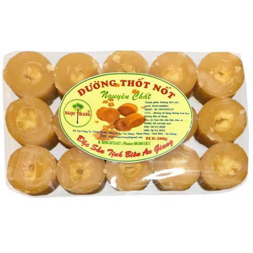 [HCM]Đường thốt nốt Ngọc Trang - 15 viên nhỏ (0.5KG) - ĐẶC SẢN AN GIANG - thơm ngon chuyên dụng cho làm trà sữa sữa tươi trân châu đường đen nấu chè bánh bò thốt nốt