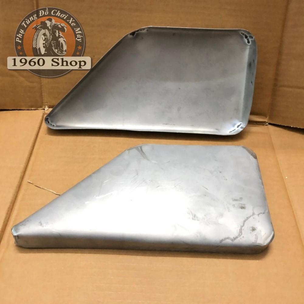 cốp win gò độ mộc chất liệu sắt dày dặn chưa sơn phù hợp độ dòng xe Win Cafe Racer Tracker Win 67 Dream CUB và các loại xe máy(1 cặp)