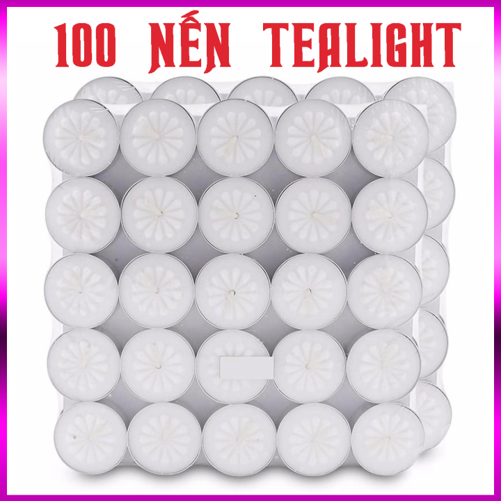 Nến thơm, nến tealight hộp 100v cháy đến 4h - Nến xông tinh dầu spa - Nến thả hoa đăng - Nến khử mùi - Nến hâm nóng trà - Nến cúng sao