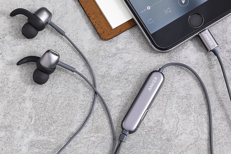 Tai nghe anker soundbuds digital ie10 màu bạc