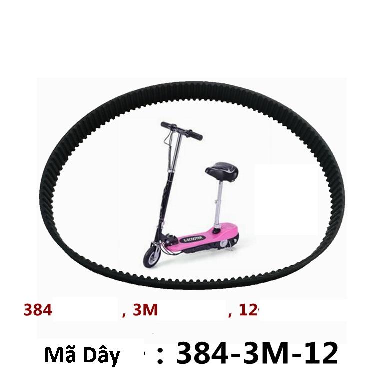 Dây Curoa xe điện escooter 384-3M