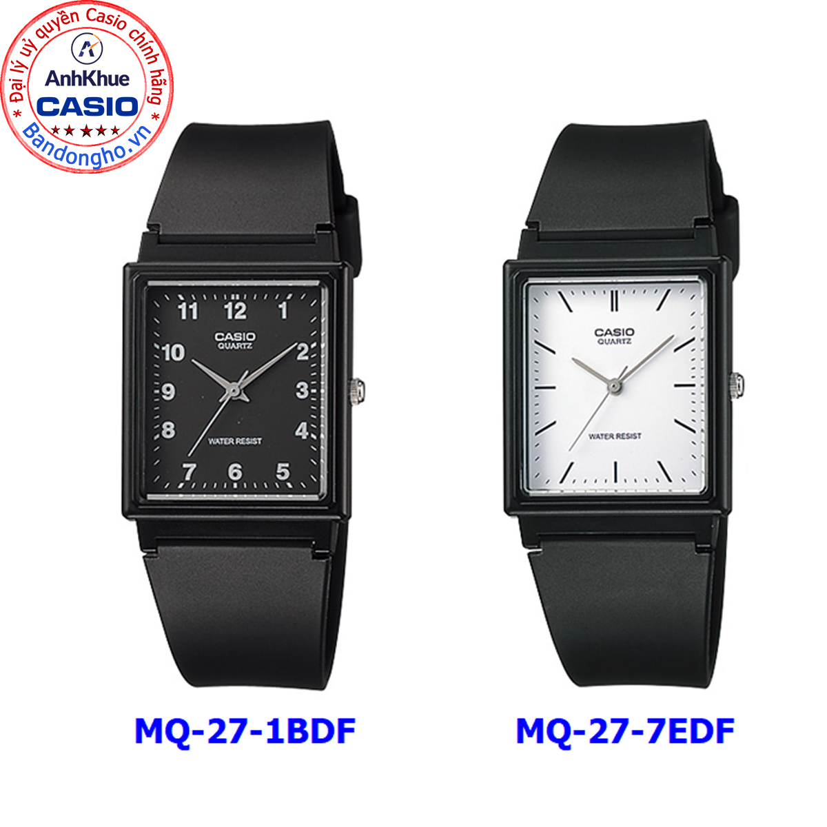 Đồng hồ nam Casio MQ-27 ❤️ 𝐅𝐑𝐄𝐄𝐒𝐇𝐈𝐏 ❤️ Đồng hồ Casio chính hãng Anh Khuê đồng hồ đẹp giá rẻ chính hãng dây nhựa