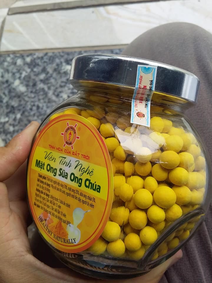 COMBO 2 Hũ 200gr : Viên Tinh Nghệ Mật Ong Sữa Ong Chúa