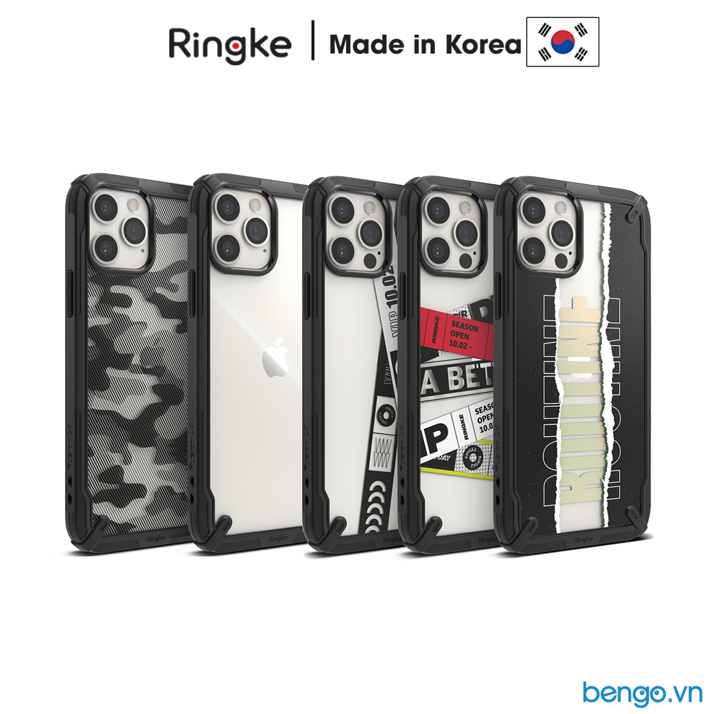 Ốp lưng iPhone 12 (Pro Max/Pro/Mini) RINGKE FUSION X