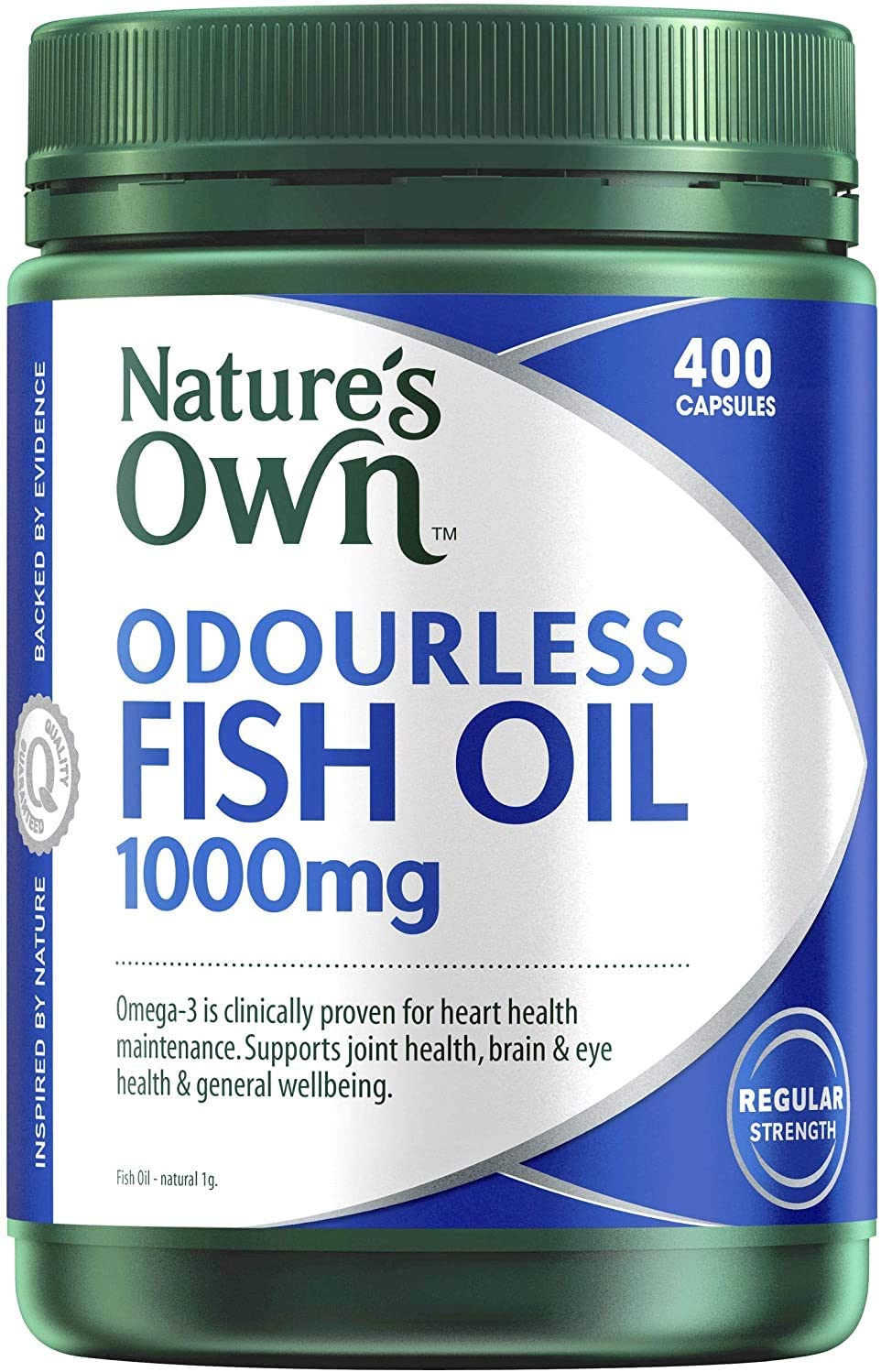 Dầu Cá -400 viên-Nature’s Own Odourless Fish Oil 1000mg - Omega-3 - EPA - DHA