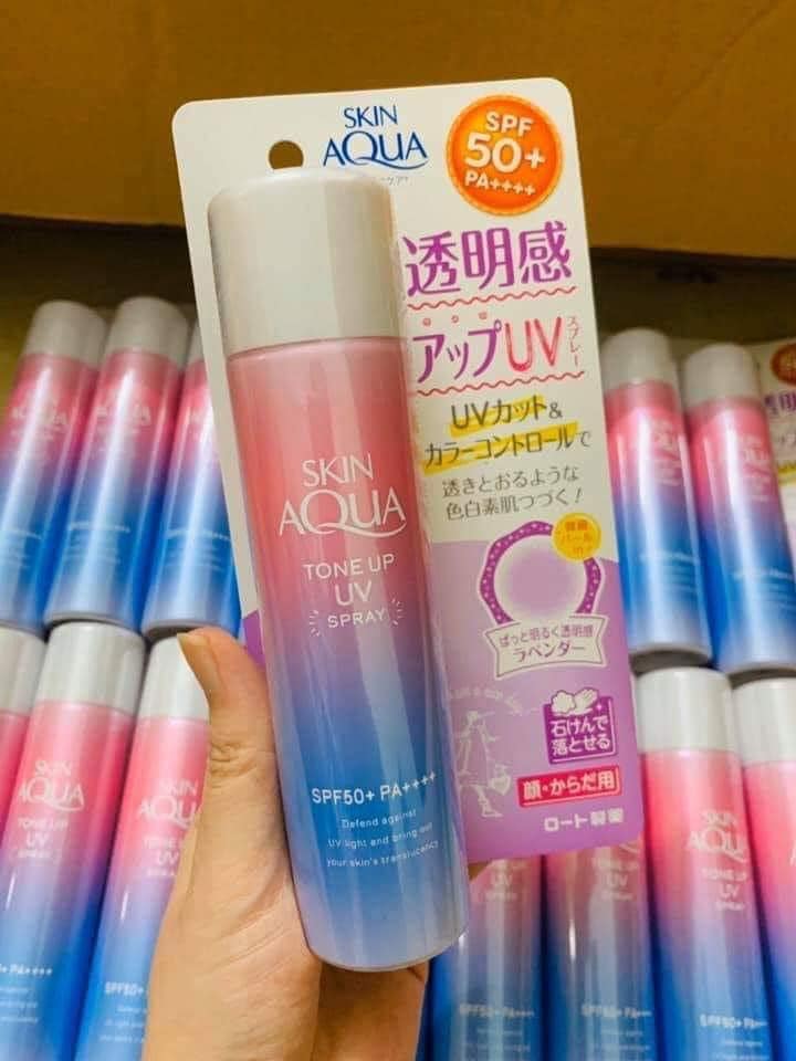 Xịt chống nắng Skin Aqua Nhật Bản