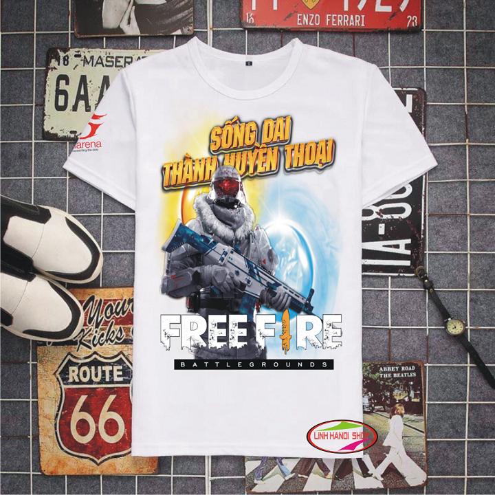 Áo Free Fire - băng giá
