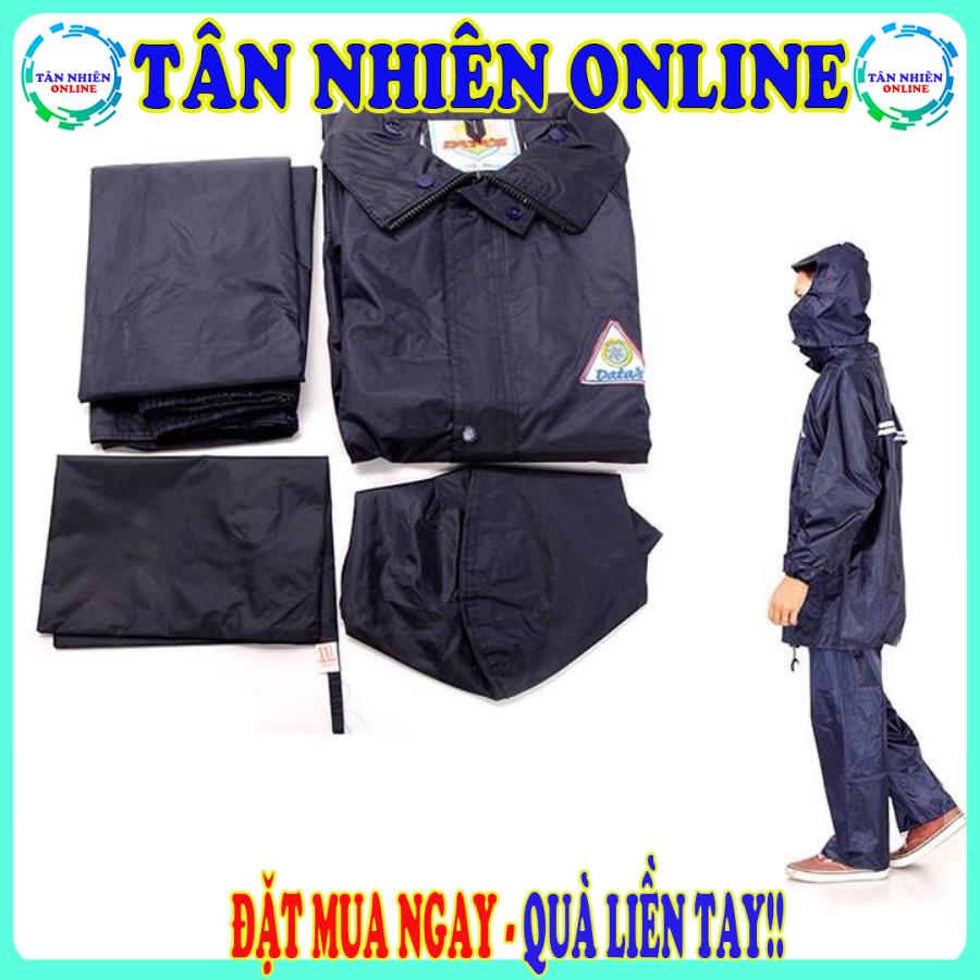 Áo mưa vải dù nguyên bộ DATAS siêu bền đi mưa phù hợp cho cả nam và nữ