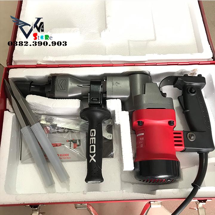 máy khoan đục bê tông - máy chuyên đục geox GL 70811 - KÈM 2 MŨI