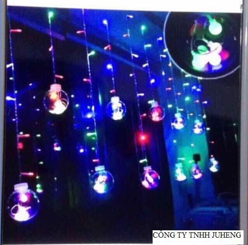 (DÀI 5M, 10 BÓNG) ĐÈN NHÁY THẢ MÀNH HÌNH CẦU ÁNH SÁNG VÀNG ẤM TRANG TRÍ NHÀ, SÂN VƯỜN