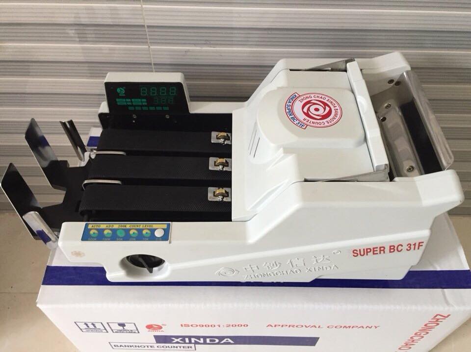 Máy đếm tiền xinda bc31f